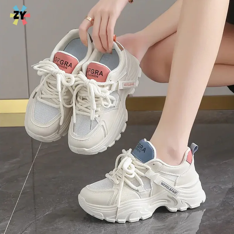 Women Summer Mesh Sports Shoes  Platform Sneaker Female Casual Tide Non-slip Classic Running Shoe Outdoor ventilate women Shoes