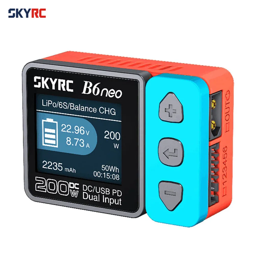 SkyRC B6neo bateria Lipo zabawka do utrzymywania równowagi z ładowarką AC 80w DC 200W 1-6S bateria LiPo zabawka do utrzymywania równowagi z