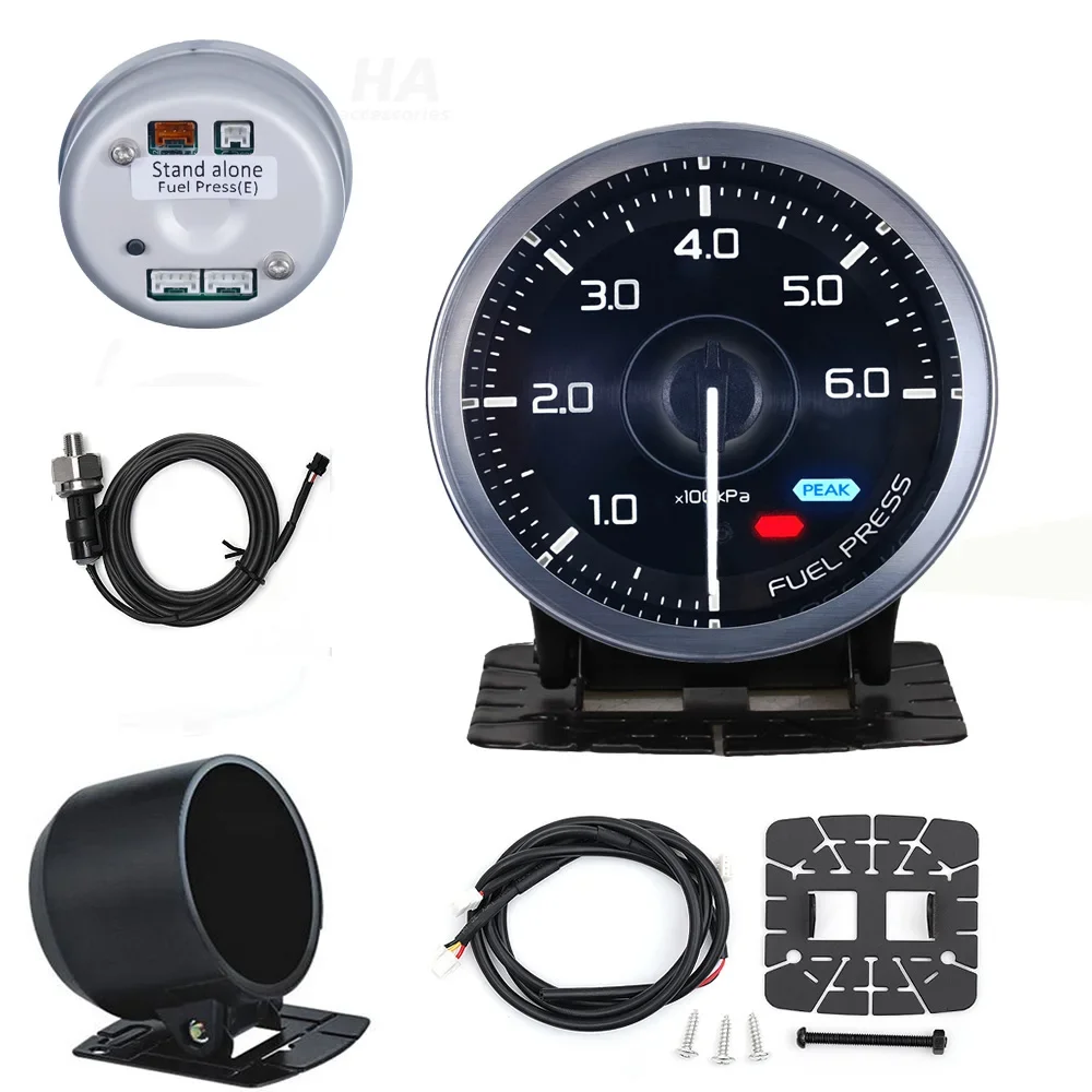 HA 60mm Auto-Messgerät, eigenständiges Display, 7 Farben, Def I Advance A1, Öldruck, Turbo-Boost, EGT, Abgastemperatur, Drehzahlmesser, Wasser- und Öltemperatur – Detail 16