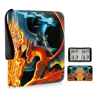 400PCS Monster Card Album New Design Card Holder Anime Album Classic Portable Card Book Waterproof Kids PU Card Book