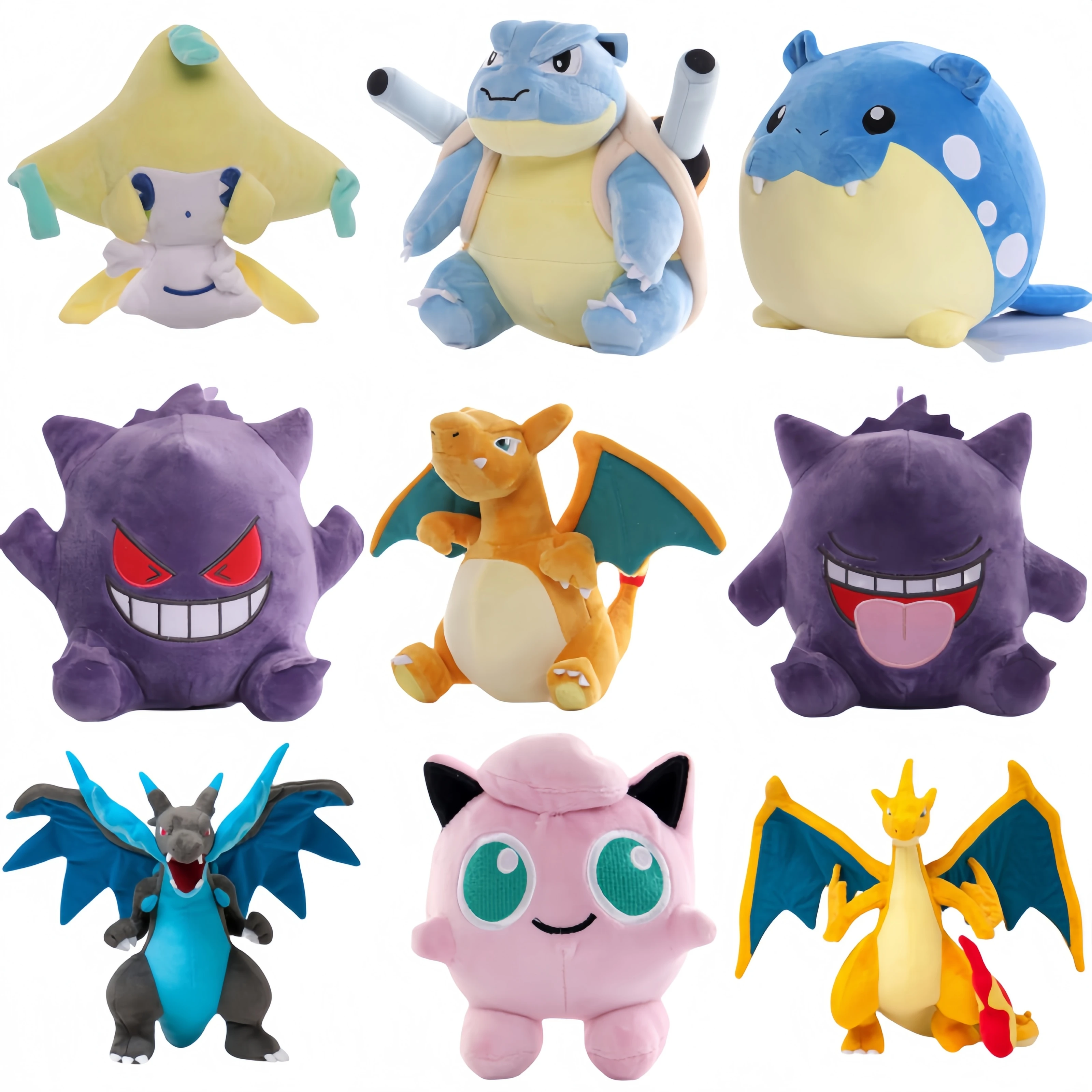 

Pokemon Pikachu Plush Blastoise Jigglypuff Spheal Jirachi Haunter Charizard XY Gengar Peluche Toys Hobbies Exquisite Gifts