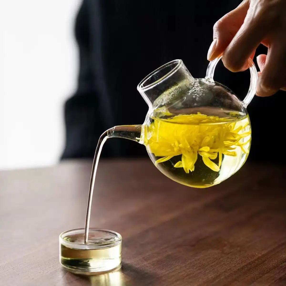 

200ml Heat Resistant Small Glass Teapot Household Mini Green Tea Pot Single Person Kungfu Tea Set Accessories Tea Maker Teaware