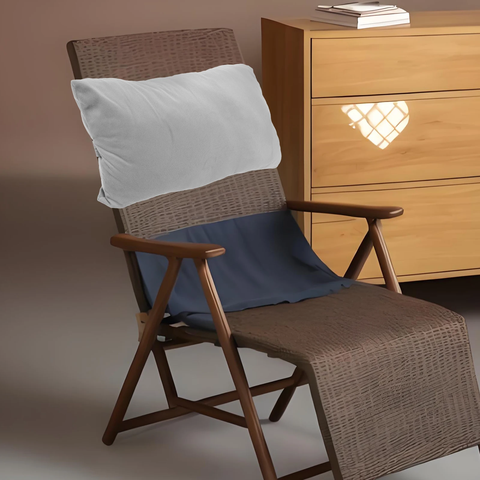 

Adjustable Foldable Headrest Pillow Neck Support for Beach Chair Deck Accessories Comfortable Easy Installation