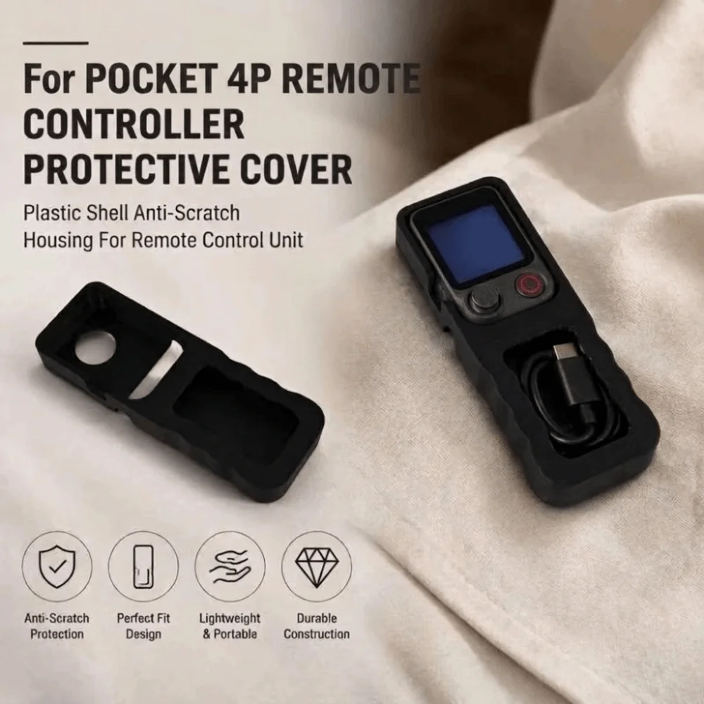 3D Printed PETG Remote Controller Protective Cover Shockproof Anti‑Scratch Remote Controller Case for DJI Osmo Pocket4P FrameTap