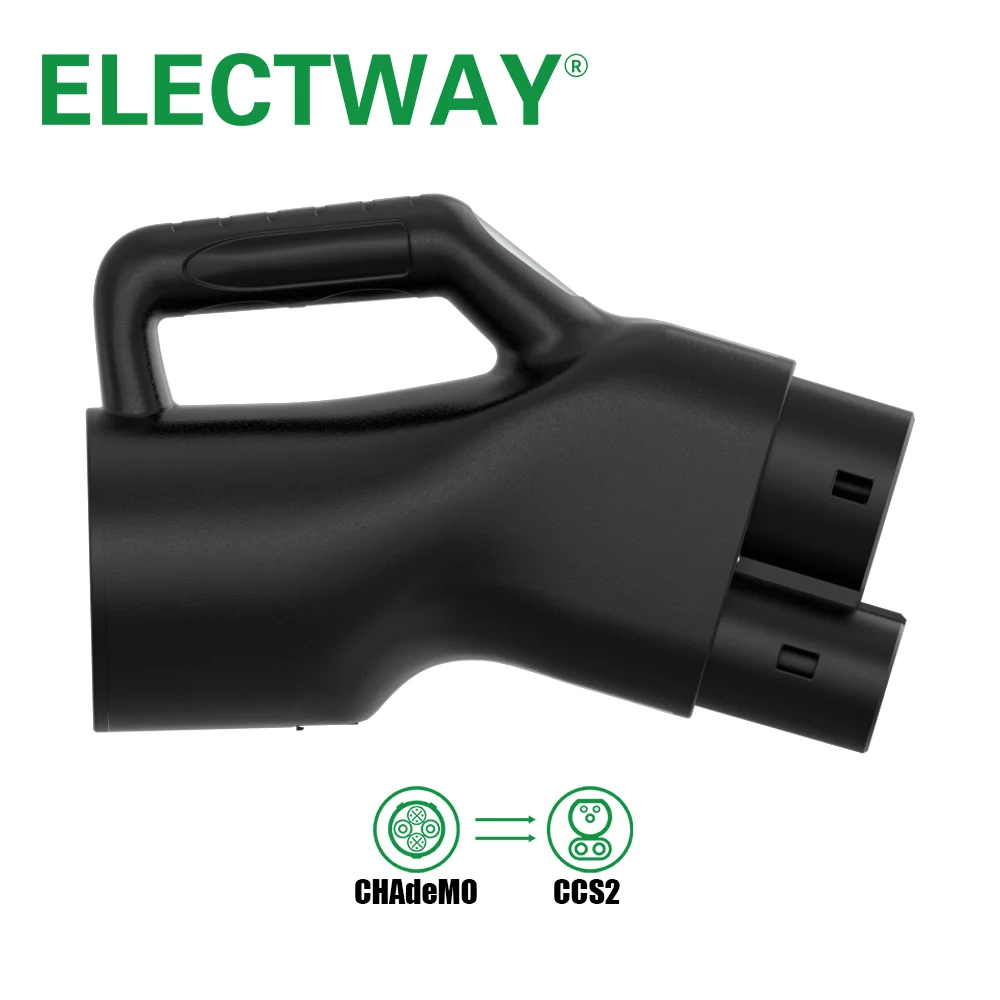 Electway EV Adapter Fast Charging CHAdeMO To 2 Adapter Plug 250A Fast EV Charger CHAdeMO To 2 Adapter