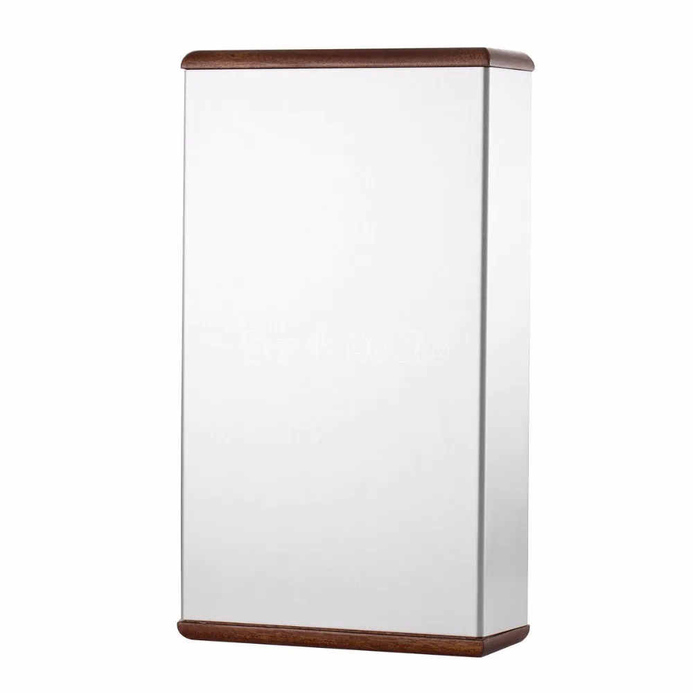 Nobsound Aluminum Chassis Amplifier Case Wooden Side Panel Box Mini Enclosure DIY House (W290mm×D170mm×H60mm)