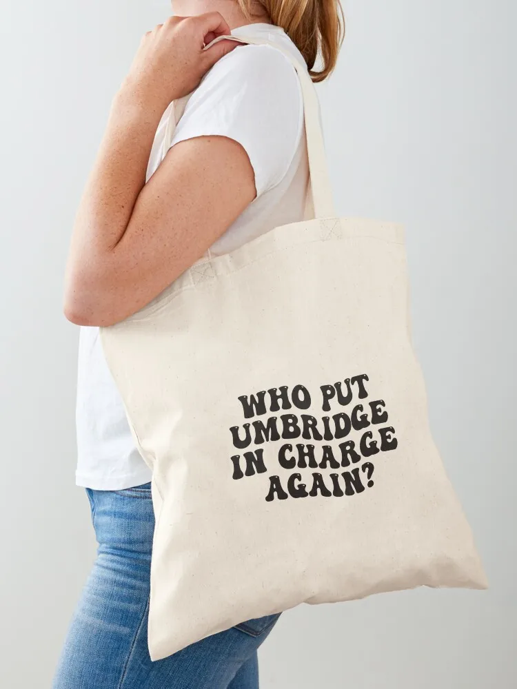 

In Charge Again (Black) Tote Bag Cloth bags Lady bag tote bag custom Women's shopping