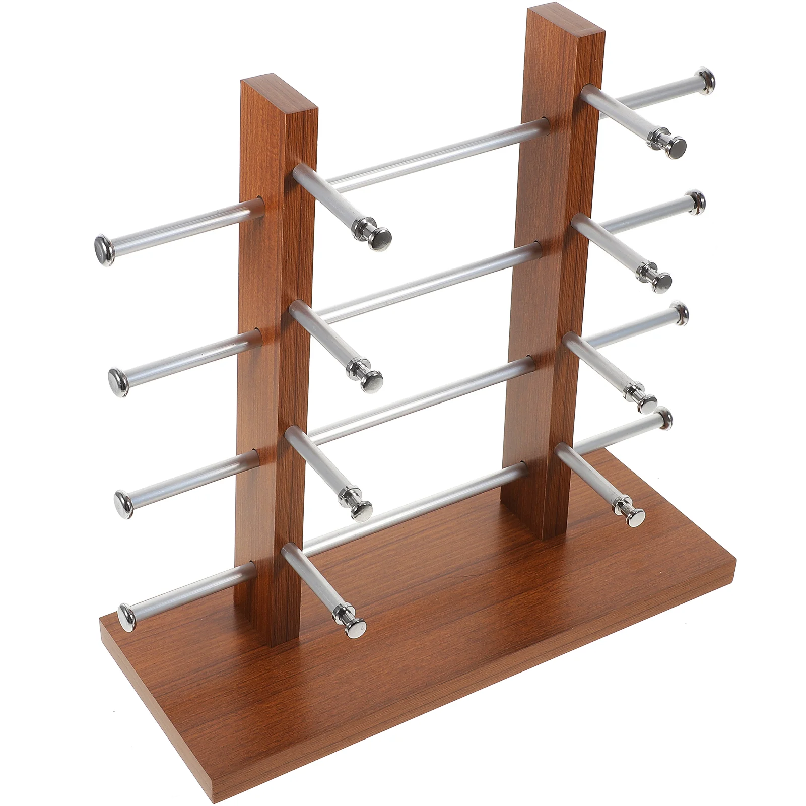 Display Glasses Stand 2 Tier Shoe Rack Sunglasses Organizer Holder for Desk Man