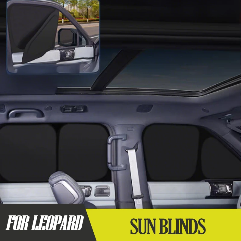 For BYD Leopard 5 Window Sunshade Sun Protection Heat Insulation Side Window Outdoor Privacy Shading Modification Supplies