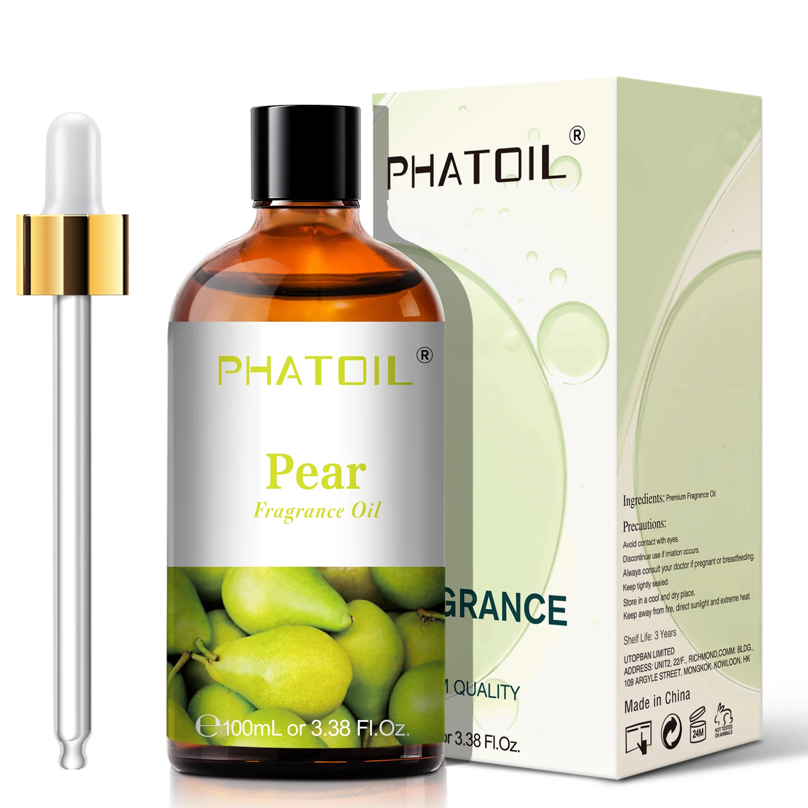 PHATOIL 100ml Huile parfumée fruitée pour diffuseur et fabrication de bougies - Huiles essentielles 