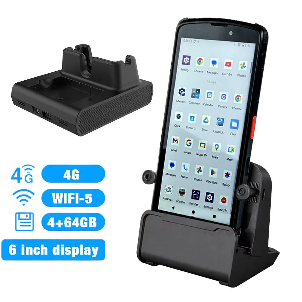 2D barcode scanner NFC   4G WiFi and BT data collection end point