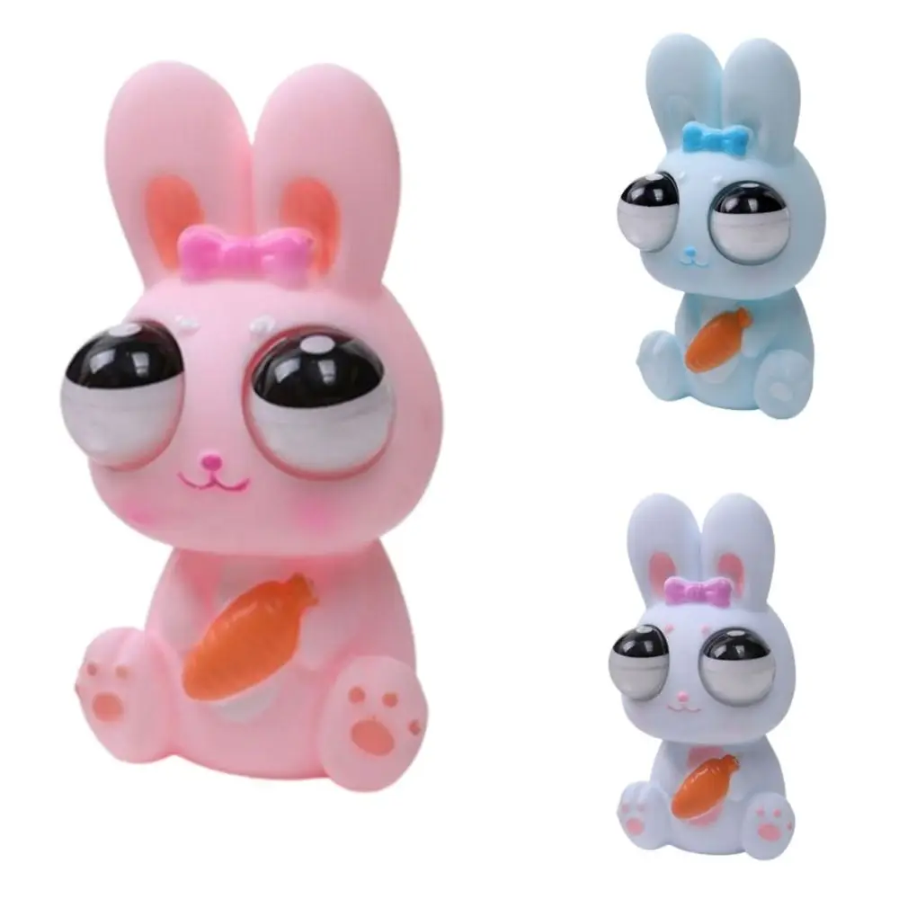 

Simulation Rabbit Eyeball Burst Rabbit Popping Out Eyes TPR Squeeze Ball Toys Cartoon Animal Creative Squeeze Stretching Ball