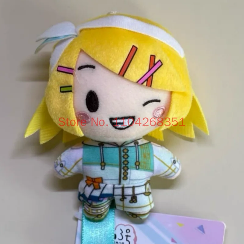 Genuine Sega Plush Pendant 10cm Japanese Version Project Sekai Pjsk Nightcord 25 Chibi Hanging Plush Doll Anime Model Toys Gifts