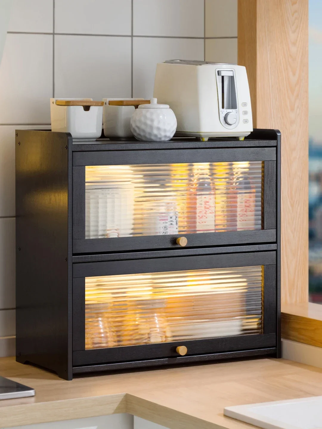 

Kitchen small bowl cabinet storage rack