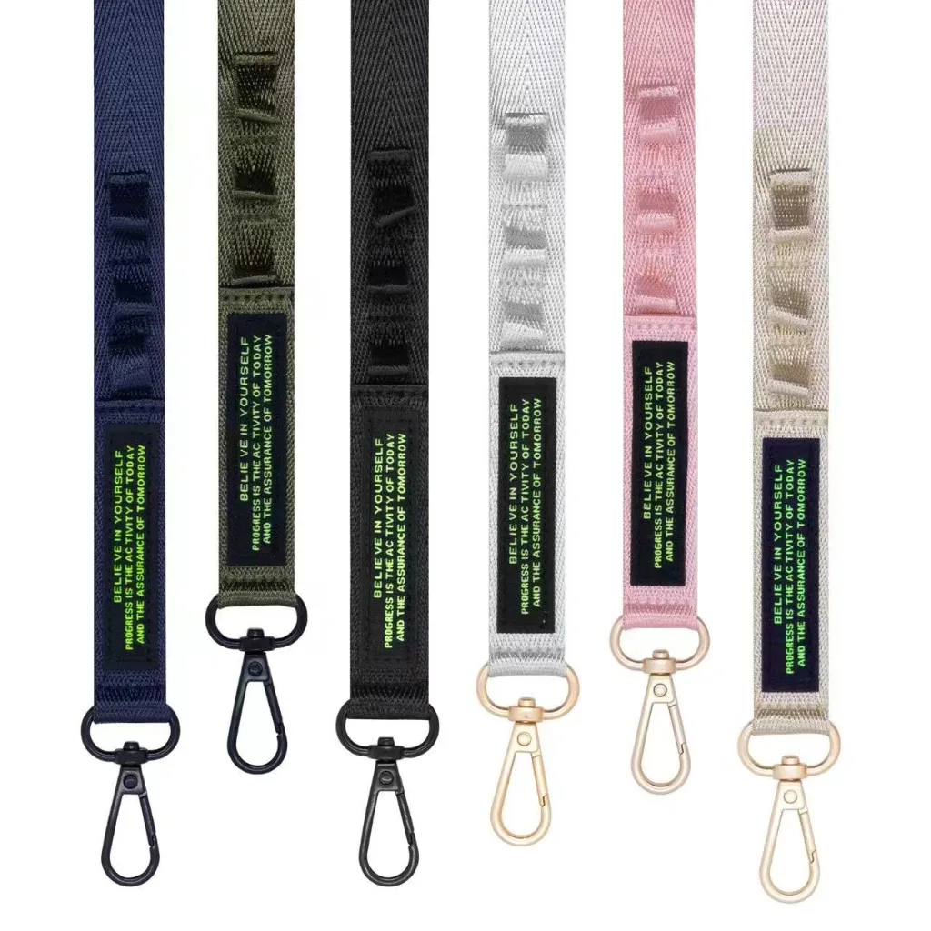 

Adjustable Crossbody Phone Lanyard Nylon Keychain Universal Shoulder Neck Strap Bag Accessories For iPhone Samsung Xiaomi Google