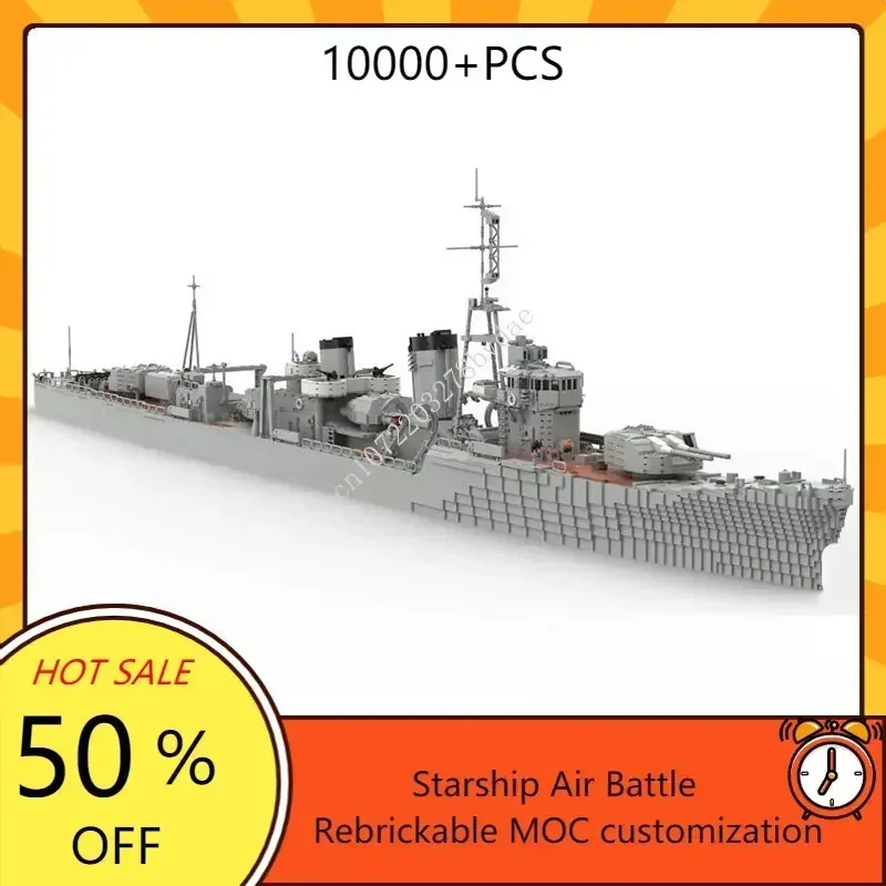 Naval Military Aircraft Carrier Destroyer battleship Military warship Series Model Building Blocks birthday toys Christmas gift