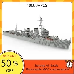 Naval Military Aircraft Carrier Destroyer battleship Military warship Series Model Building Blocks birthday toys Christmas gift