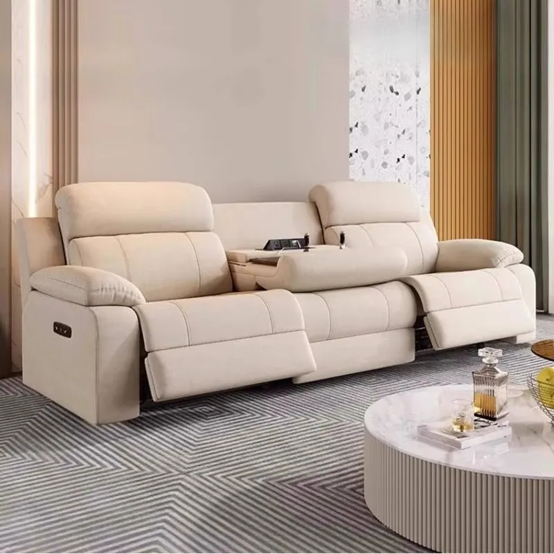 

Italian Classic Electric Recliner Sofa Designer Luxury Lounges Electric Recliner Sofa Minimalist Divano Soggiorno Furniture Home