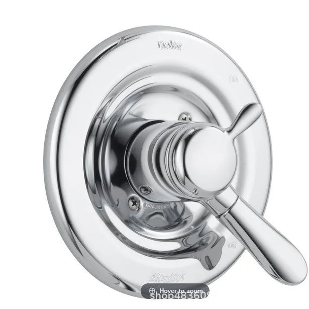For Delta Chrome Plated Dual Function Shower Handle Trim Kit, T17038 (without Valve)