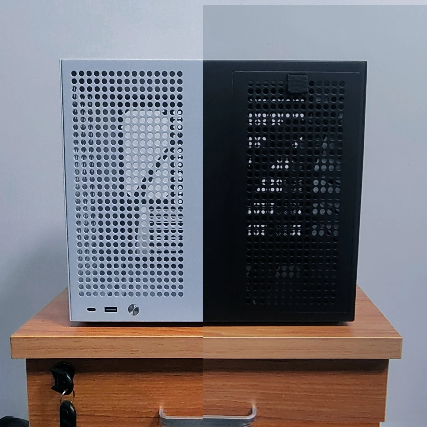 

NAS Chassis 4x Full-Height PCIe Expansion Shockproof HDD Bays 12025 Air Duct Cooling for Data Center DIY Build