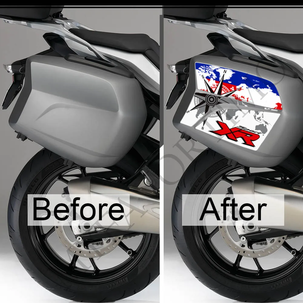 

For S1000XR S 1000 XR 2015-2019 Motorcycle Fuel Tank Pads, Anti-Slip Protective Luggage Cases Stickers Decals Kit