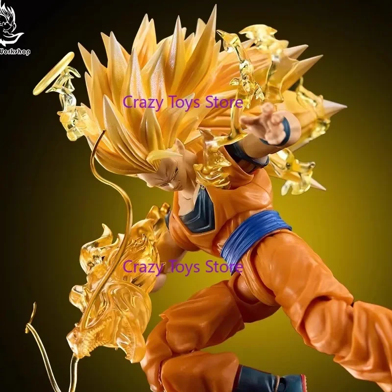 

In Stock SSW Scout Workshop Dragon Ball SHF Super Saiyan SSJ3 Head Sculpture Special Effects Dragon Fist Statue Collection Gift