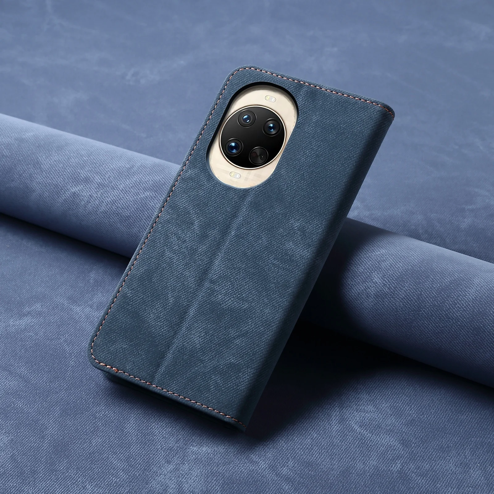 حافظة رفيعة للغاية من جلد الغزال لهاتف هواوي نوفا 14 برو / نوفا 14 فتحة للبطاقات حامل غطاء هاتف مغناطيسي لحقيبة نوفا 14 برو 5 جرام