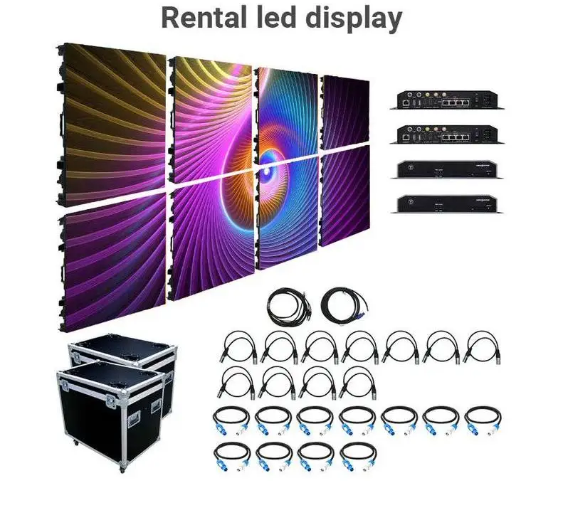 TOPLED P3.91 Giant Waterproof LED Video Wall Panel Seamless Splicing for Outdoor Concert Rental Best Price for Stage Led Display