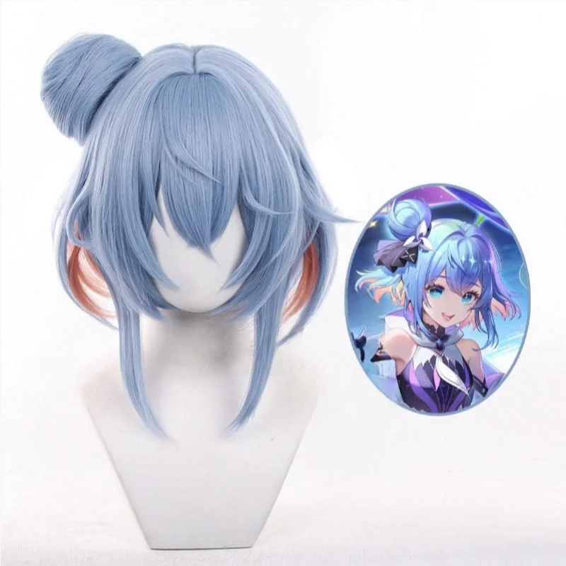 

Cosplay Witch Of Time Xiao Qiao Wig With Hair Bag Synthetic Hair Peluca Frieren Festival Halloween Role Play Props + Wig Cap