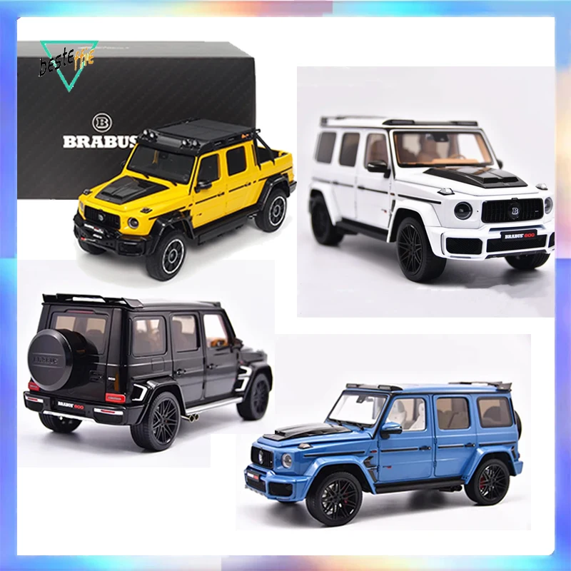 Modello di auto quasi reale 1/18 Brabus G800 Adventure Edition Xlp 800 Brabus Classe G Widestar Modello di auto Ragazzo Collezione Giocattolo Regalo