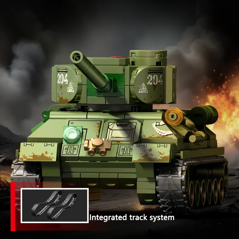 Sembo bloco tanque série militar blocos de construção moc modelo kit para meninos ideias de veículos de engenharia do exército para crianças presentes do menino