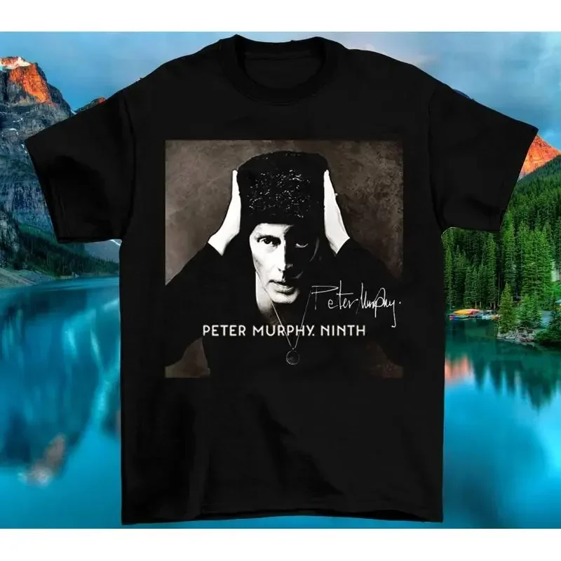 Rare Bauhaus Band Peter Murphy Star Cotton All Size Black T Shirt Kn099