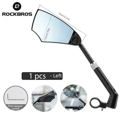 ROCKBROS Bike Rear View Mirror Reflector Adjustable Rotatable Handlebar Mirror For Mountain Road Bike Motorcycle Scooter Safety