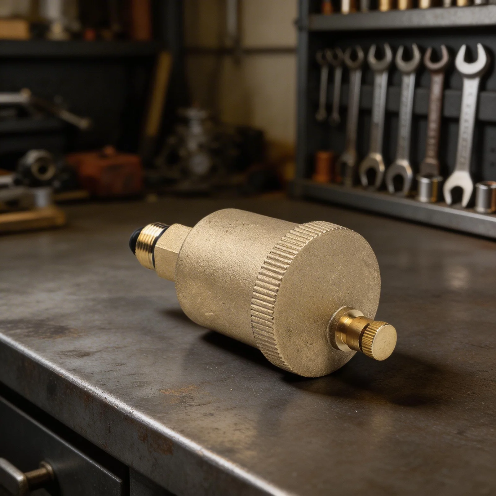 This Reliable Automatic Air Vent Valve Features a Brass Design and is for Various Hydronic Heating Applications