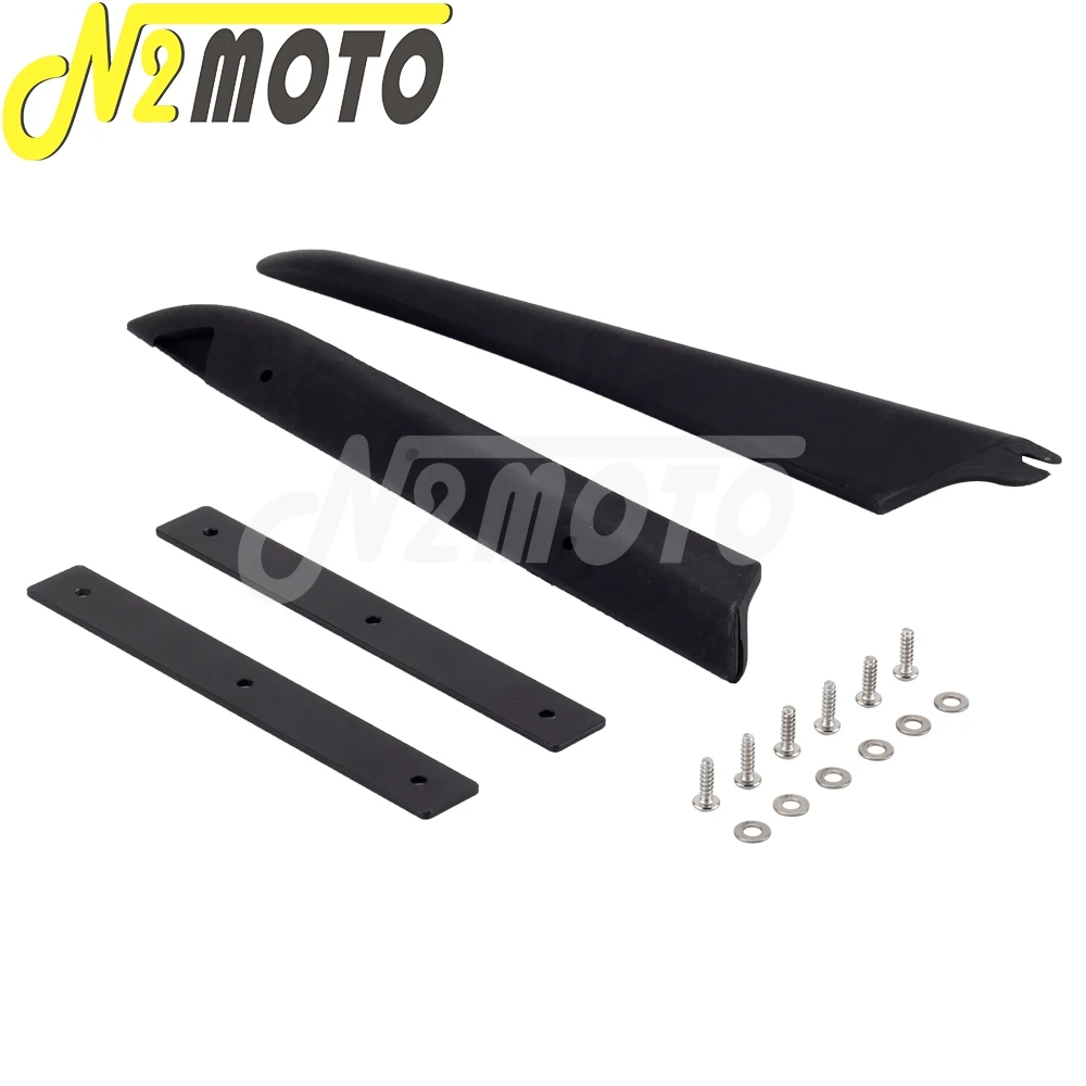 1 Pair EPDM Rubber Motorcycle Black Rear Fender Filler Strips Baffle Extension For Honda Gold Wing GL1800 GL 1800 F6B 2018-2021