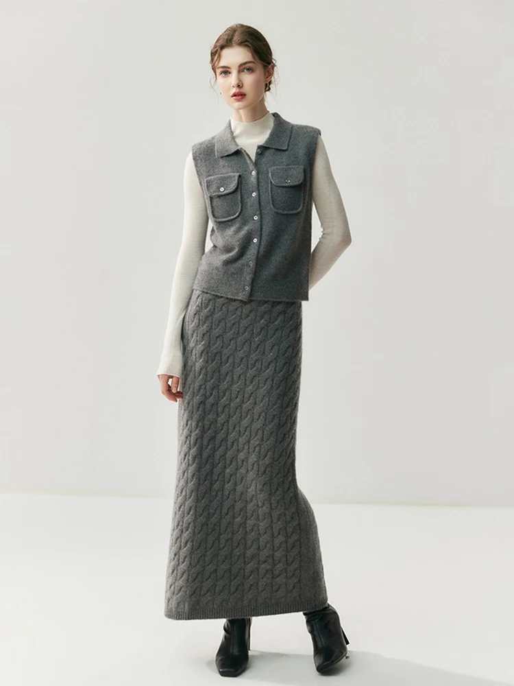 Women's Open Cardigan Sle Camere Vest Svel Loose Fit Casual Warm Thermal Top Autumn Winter New Arrival