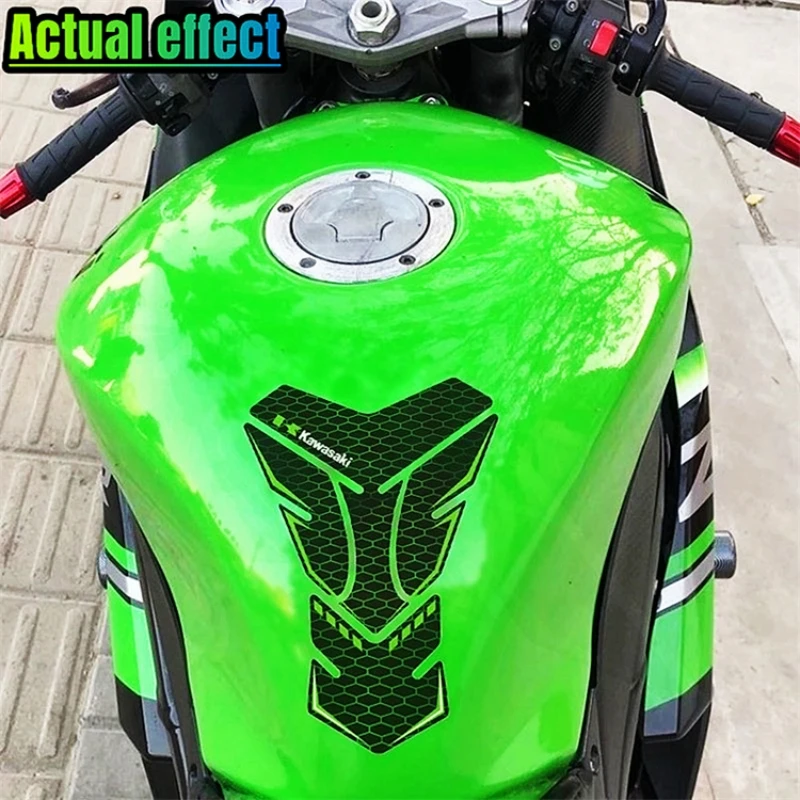 Autocollant de Protection de Carburant Précieux pour Kawasaki Ninja 250/300 Z250/300, Accessoire de Modification et de Décoration en ABS