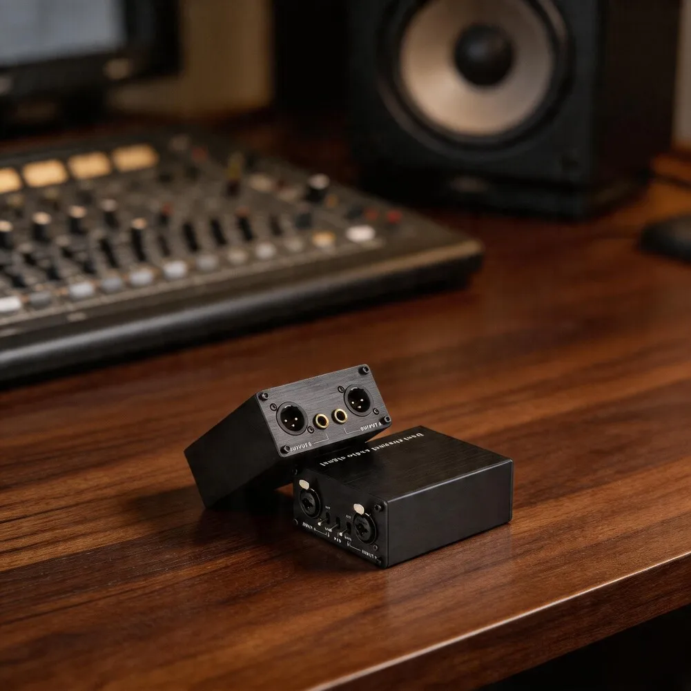 LA2XS For Audio Isolator Cuts Ground Loop Hum and Noise Dual Channel Design for Professional For Audio Applications