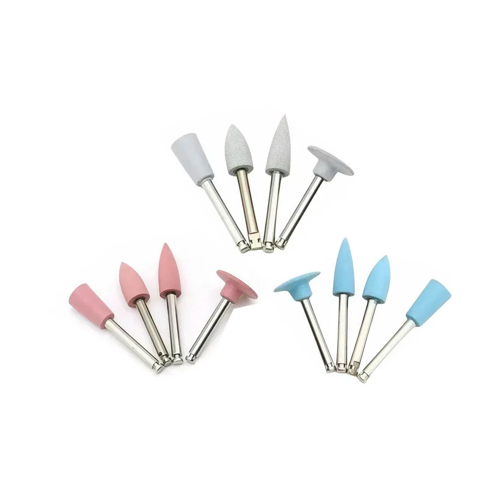 

10pcs dental silicone grinding head tooth polishing machine polishing brush for low speed handpiece reverse angle/right angle de