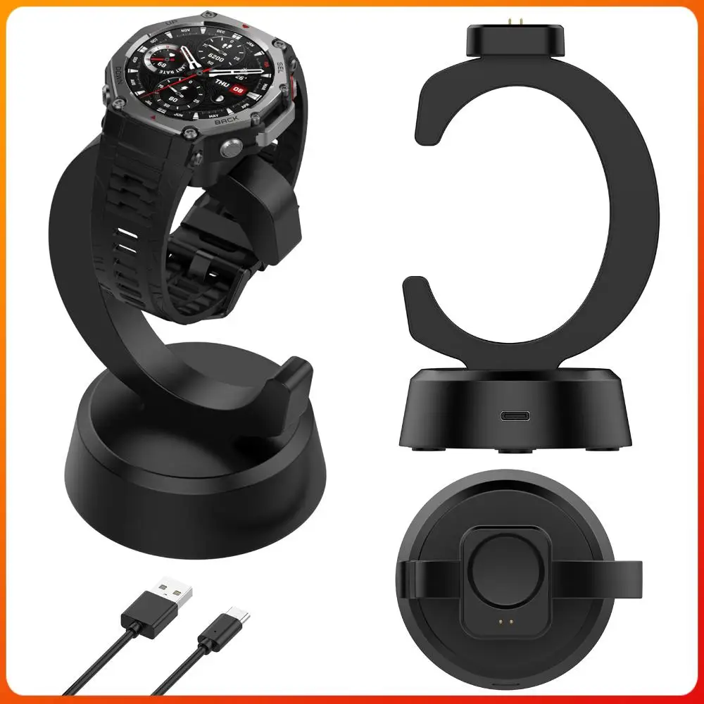 

Зарядное устройство для умных часов Huami Amazfit T-REX3 Pro, легкий, износостойкий, с магнитным креплением и защитой от скольжения