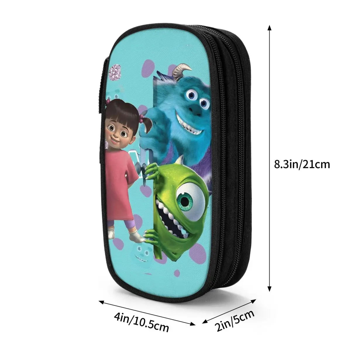 Lovely Pencil Case Monsters University Pencil Pouch School Pencil Cases Boy Girl Canvas Pattern Stationery Organizer