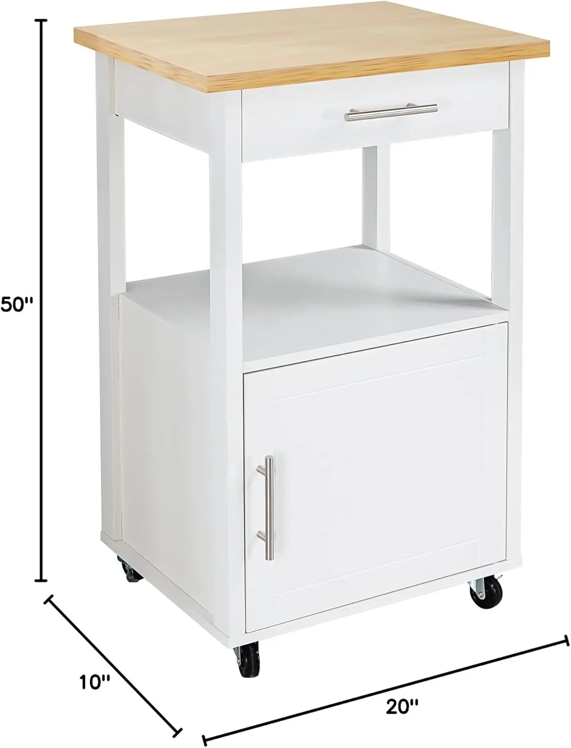 جزيرة المطبخ مقاس 22 بوصة على عجلات مع خزانة تخزين وخزانة عربة المطبخ مع أرفف ومقبض العربة لرف المناشف · شعبية جديدة