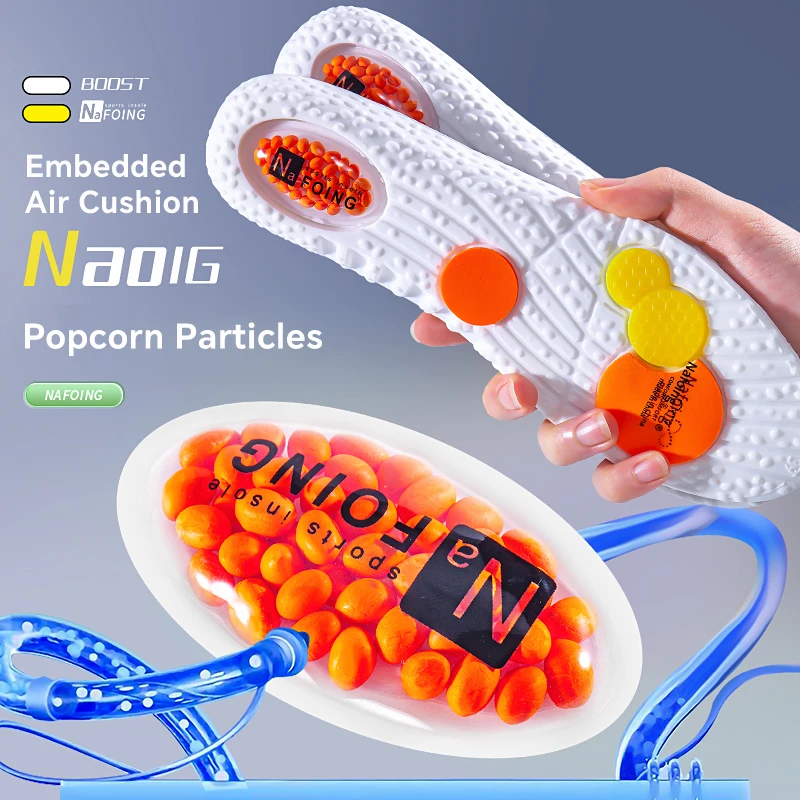 Plantillas deportivas para pies, plantilla de insertos suaves de absorción de impacto, plantilla ortopédica para fascitis Plantar para zapatos, suela de zapato para hombre y mujer