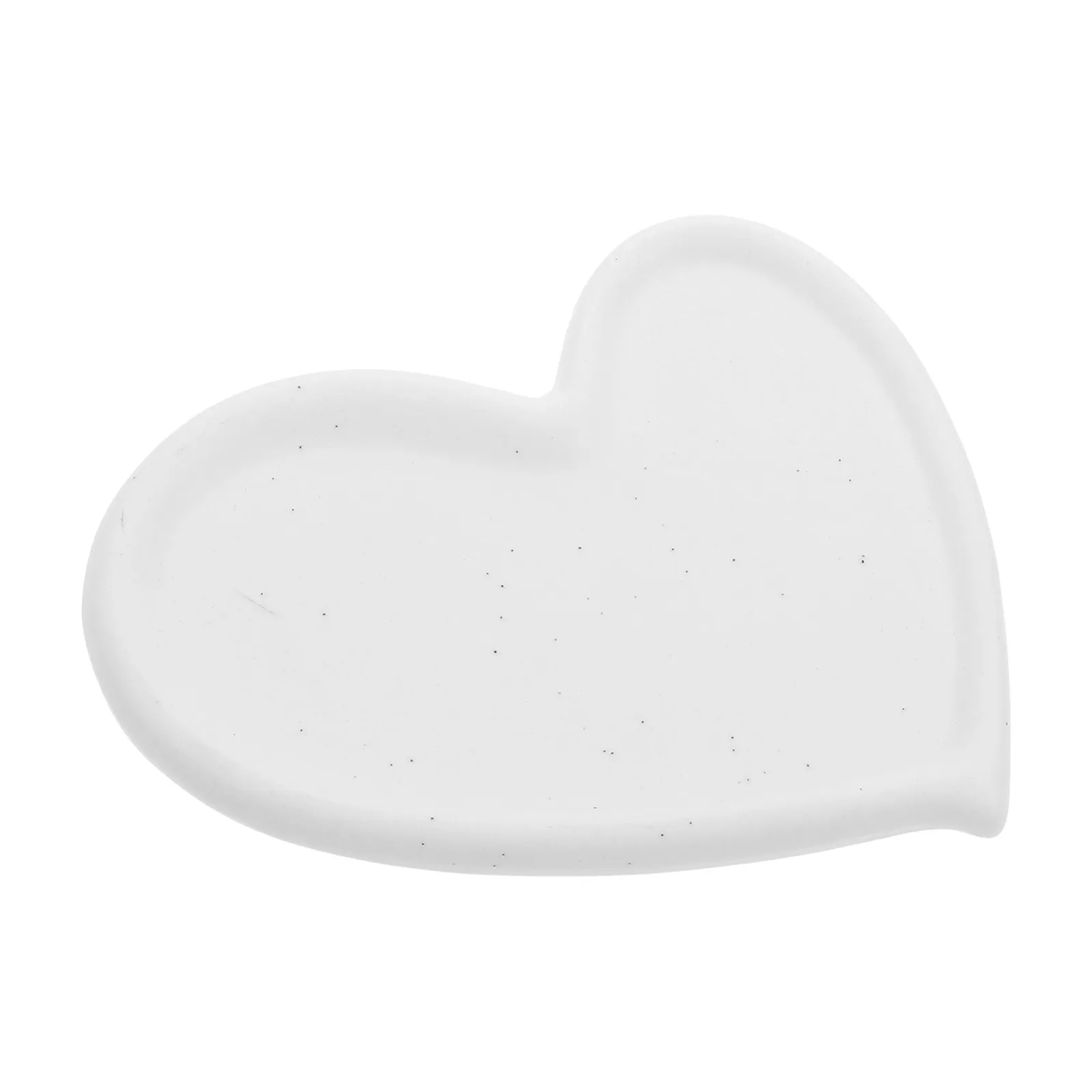 

Ceramic Jewelry Tray Heart-Shaped Multipurpose Ring Dish Jewelry Display Plate for Bedroom Bathroom Desktop Sundries Storage