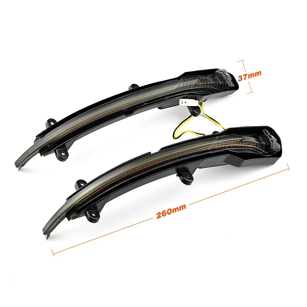 

2x LED Dynamic Turn Signal Light Flasher Flowing Water Blinker Flashing Light For Audi Q5 2009-2016 Mirror Indicator Sequential