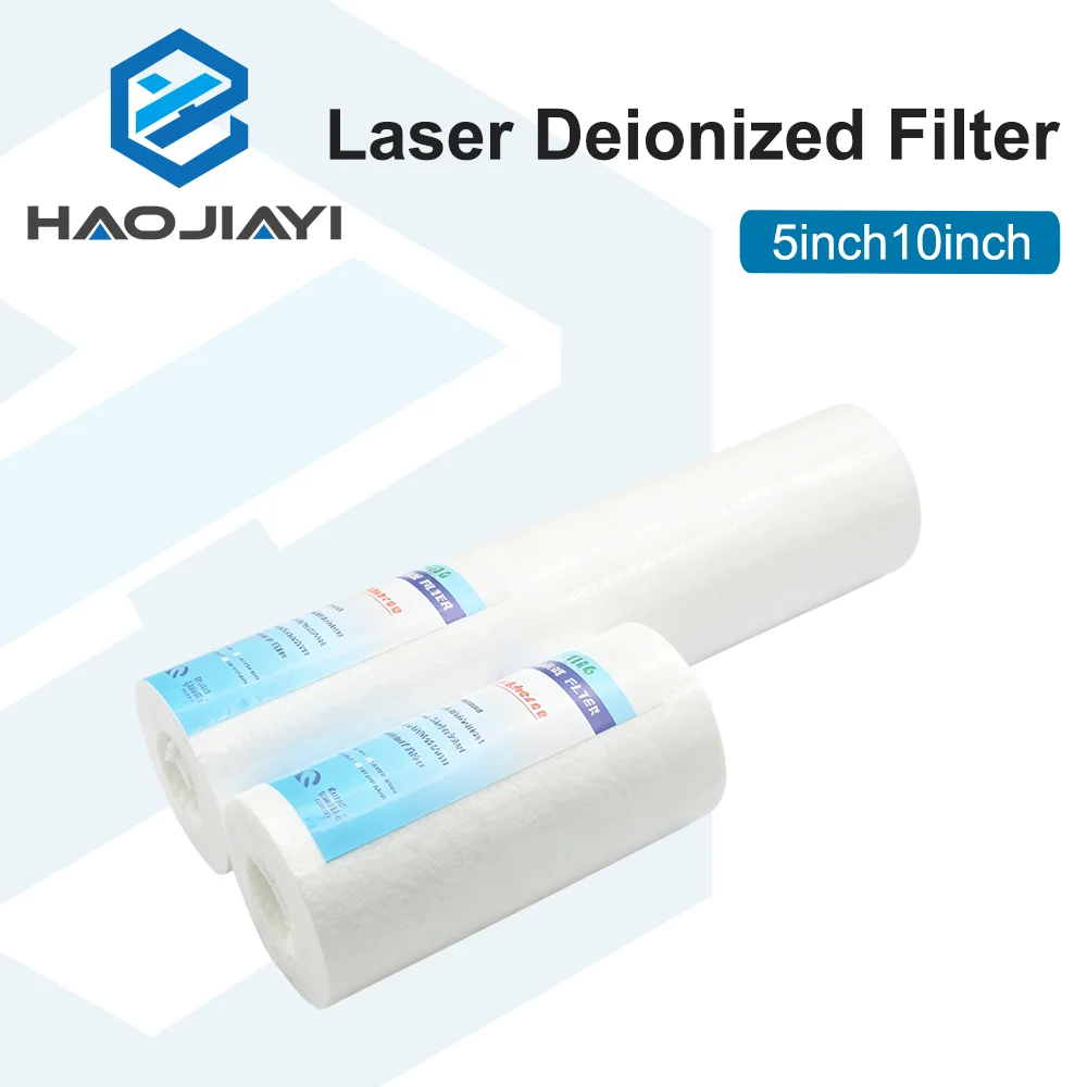 Laser Deionized Resin Water Filter 5 inch 10 inch for Fiber Laser Chiller Cooling System Water Purifier Cartridge Replacement