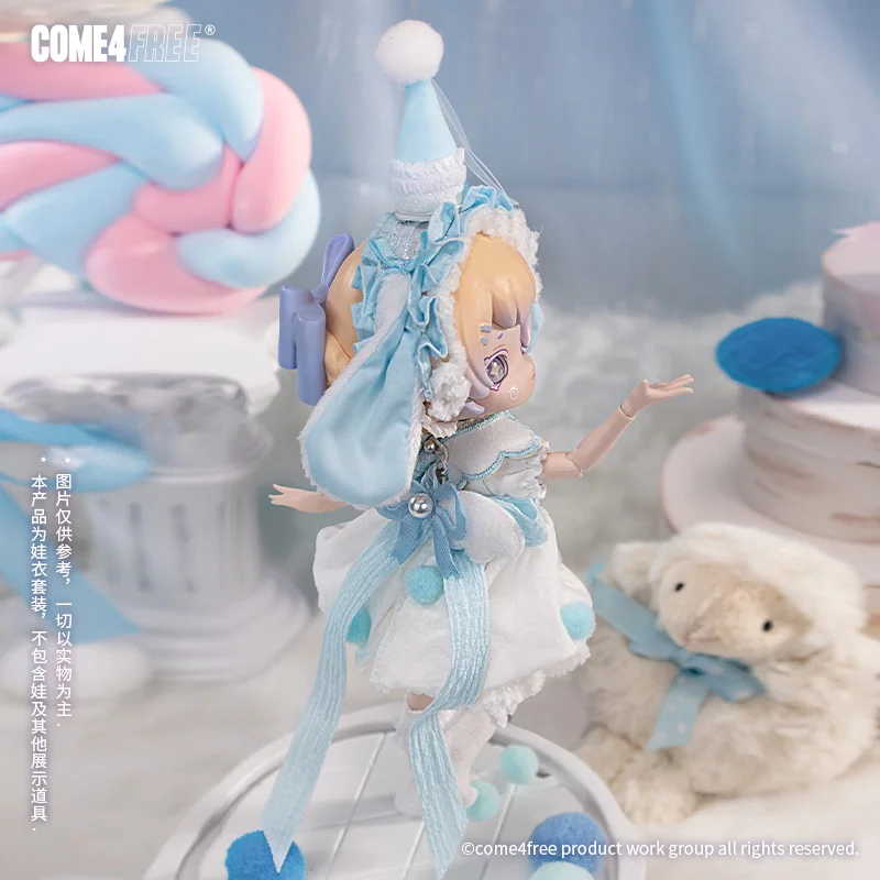 

Come4free Fairytale Town Series Clear Sky Sleep BJD Детское платье Двенадцать очков Юбка Комплект Кукла с открытой полкой