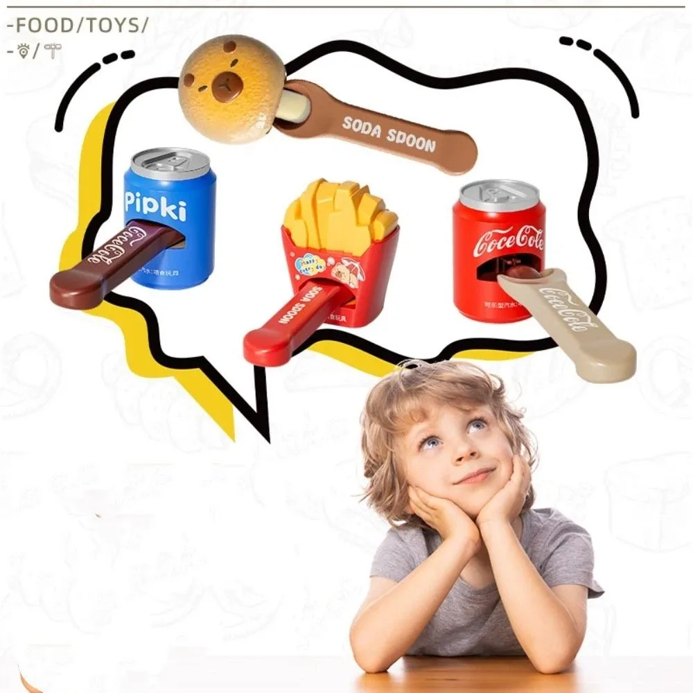 Early Education Simulated Ramen Feeding Crab French Fries Food Feeding Kitchen Roast Duck Play House Children's