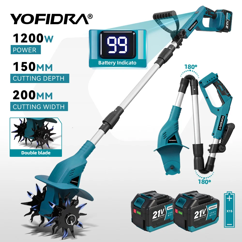 �y�Z�[�����zYOFIDRA 1200W �d���X�J���t�@�C�A�[ �d���K�[�f���e�B���[ �K�[�f���J���`�x�[�^�[ ���[�^���[�e�B���[ �Ŋ���@ �}�L�^21V�o�b�e���[�s���Ή�