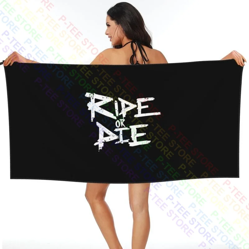 Ride Or Die Mtb Mountain Bike Enduro Quick dry Towel Wrapped No Fading For Bathroom